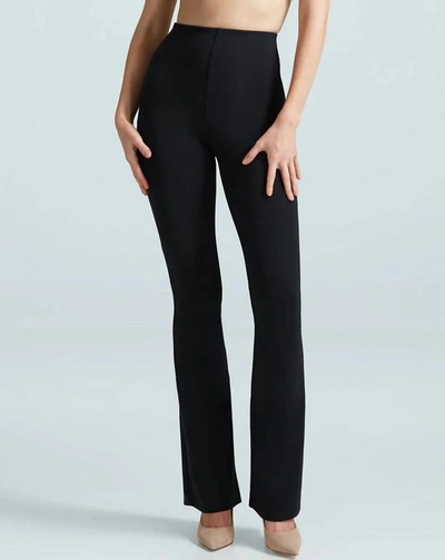 COMMANDO NEOPRENE FLARE LEGGING IN BLACK
