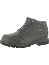 LUGZ MANTLE MID MENS FAUX LEATHER LACE-UP ANKLE BOOTS