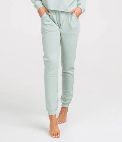 Southern Shirt Company Gym Class Joggers In Moon Mist In Green