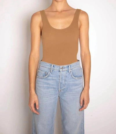 The Range Modal Jersey No Bra Club Tank In Tanlines In Multi