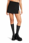 Steve Madden Cameron Mini Skirt In Black