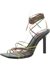 Inc Reggae Womens Open Toe Dressy Heels In Black
