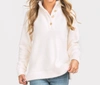 SOUTHERN SHIRT COMPANY SWEATER KNIT PULLOVER IN OFF WHITE