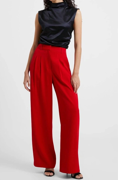 French Connection Harry Suiting Trousers In Red