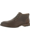 FLORSHEIM LODGE MENS LEATHER LACE-UP ANKLE BOOTS