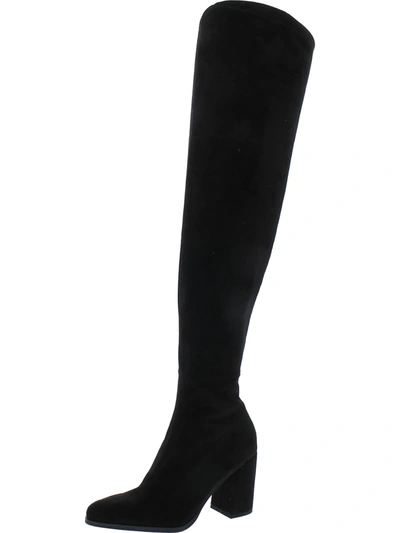 Dolce Vita Womens Faux Suede Lifestyle Knee-high Boots In Black