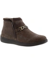 DREW WOMENS SUEDE ANKLE BOOTIES