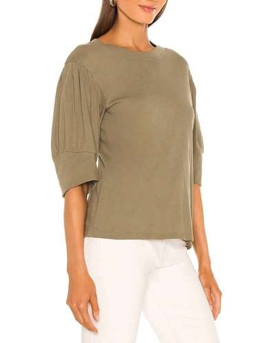 Joie Lydia Top In Military Olive In Multi