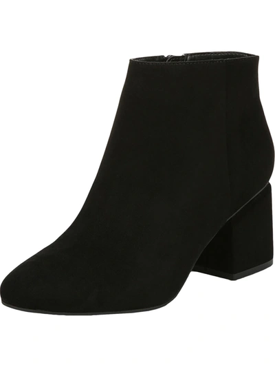 Bar Iii Gina Womens Faux Suede Bootie Ankle Boots In Black