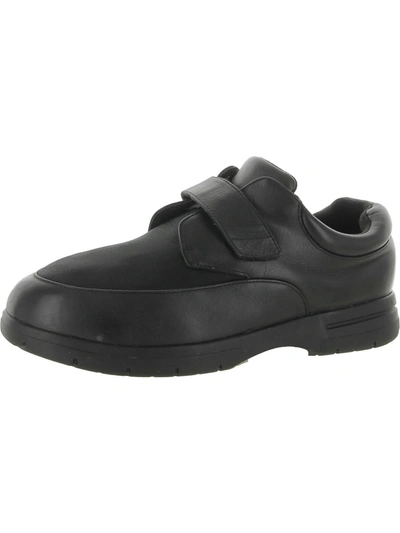 Drew Journey Ii Mens Leather Laceless Oxfords In Black