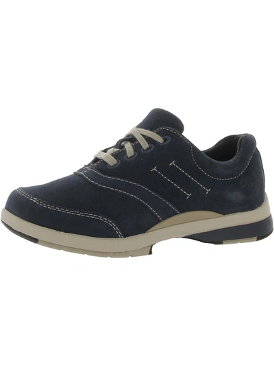 Drew Columbia Womens Suede Walking Athletic And Training Shoes In Blue