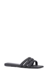 Fashion To Figure Gaiana Slide Sandal In Black