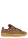 Lanvin Curb Lite Suede Sneakers