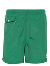 Kenzo Classic Swim Trunks In Green
