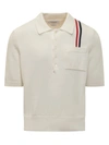 THOM BROWNE THOM BROWNE RELAXED FIT SS POLO