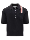THOM BROWNE THOM BROWNE RELAXED FIT SS POLO