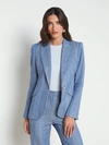 L AGENCE CHAMBERLAIN LINEN-BLEND BLAZER