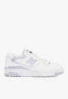NEW BALANCE 550 LOW-TOP SNEAKERS IN LILAC AND WHITE