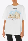 Moschino Archive Print Short-sleeved T-shirt In White