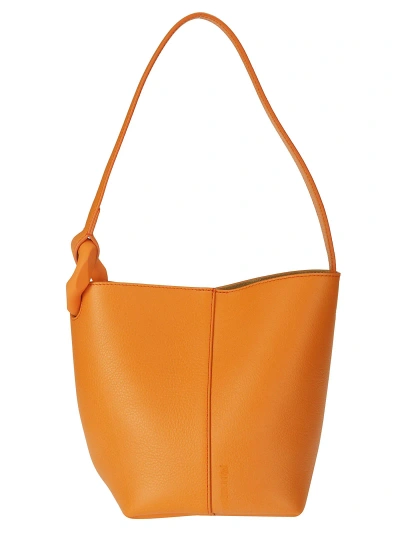 Jw Anderson The Jwa Corner Small Bucket In Orange