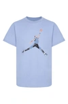Jordan Watercolor Jumpman Big Kids' Graphic T-shirt In Blue
