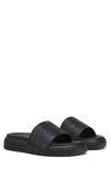 Mcm Visetos Slide Sandals In Black