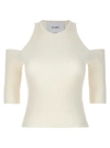 NUDE CUT-OUT KNIT TOP TOPS
