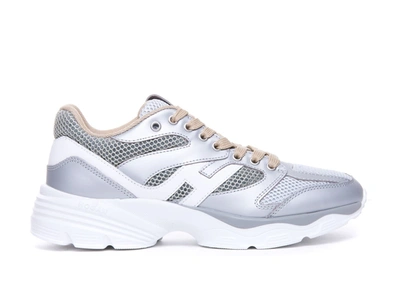 Hogan H665 Sneakers In Silver