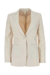 Max Mara Ivory Duchesse Avoriaz Blazer In White
