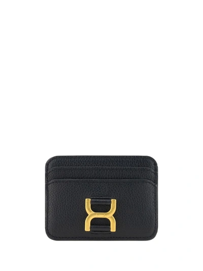 Chloé Chloe Wallets In Black