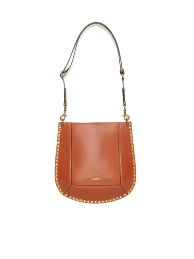 Isabel Marant Cross-body Bag With Stitch Detailing And Gold-tone Hardware In Cognac
