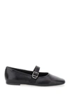 VAGABOND 'JOLIN' BLACK BALLET FLATS WITH STRAP IN SMOOTH LEATHER WOMAN