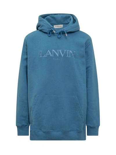 Lanvin Dolce & Gabbana Sweatshirt In Gray And Cotton Jersey In Blue