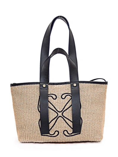 Off-white Day Off Tote Bag In Beige