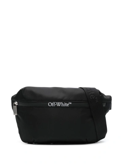 Off-white Black Outdoor Belt Bag In Black No Color