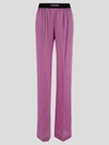 Tom Ford Pantaloni Violet In Violet