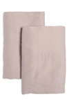 Ienjoy Home Set Of 2 300 Thread Count Sateen Pillowcases In Mauve