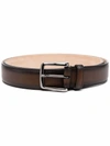 Tod's Adjustable Smooth Finish Belt In Brown