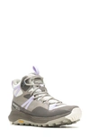 Merrell Siren 4 Mid Gore-tex® Waterproof Hiking Boot In Moon/ Orchid