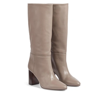 L.k.bennett Brogan Knee Boots In Brown