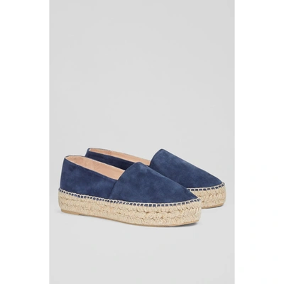 L.k.bennett Taylor Flats In Blue