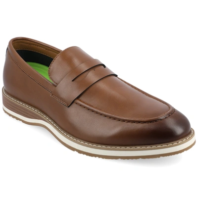 Vance Co. Kahlil Penny Loafer In Cognac