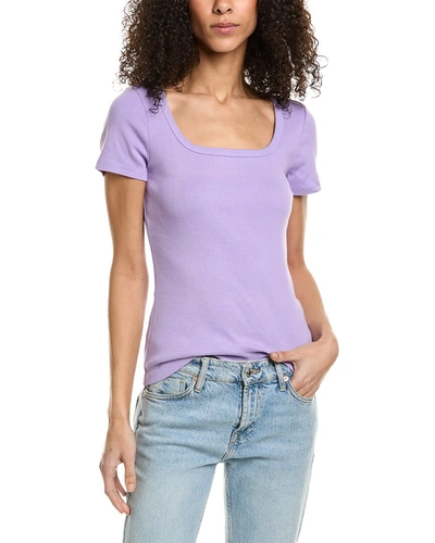 Michael Stars Kylie T-shirt In Purple