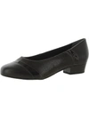 ROS HOMMERSON TANGO WOMENS LEATHER SLIP ON BLOCK HEELS