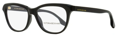 Victoria Beckham Women's Rectangular Eyeglasses Vb2607 001 Black 55mm In Multi