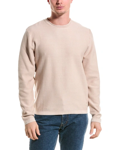 Weatherproof Vintage Crewneck Twill Sweater In Beige