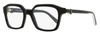 Moncler Unisex Rectangular Eyeglasses Ml5181 001 Black/white 52mm In Multi