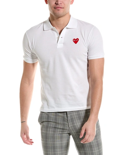 Comme Des Garçons Comme Des Garcons Polo Shirt In White