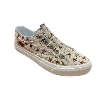 Blowfish Women's Play Core Fashion Sneaker In City Kitty Wonder Star Canvas In Multi