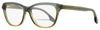 Victoria Beckham Women's Rectangular Eyeglasses Vb2607 038 Gray-brown 55mm In Multi